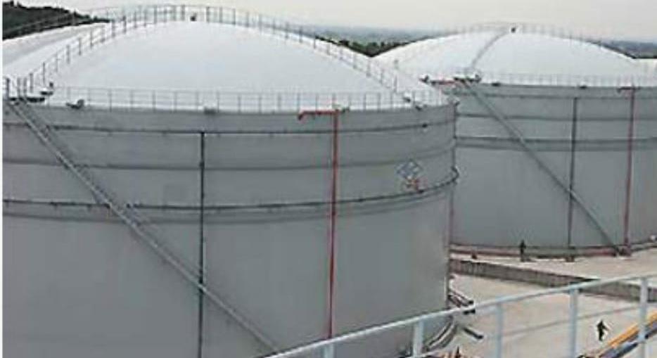 Oil tank calibration at Mare and Sand sites