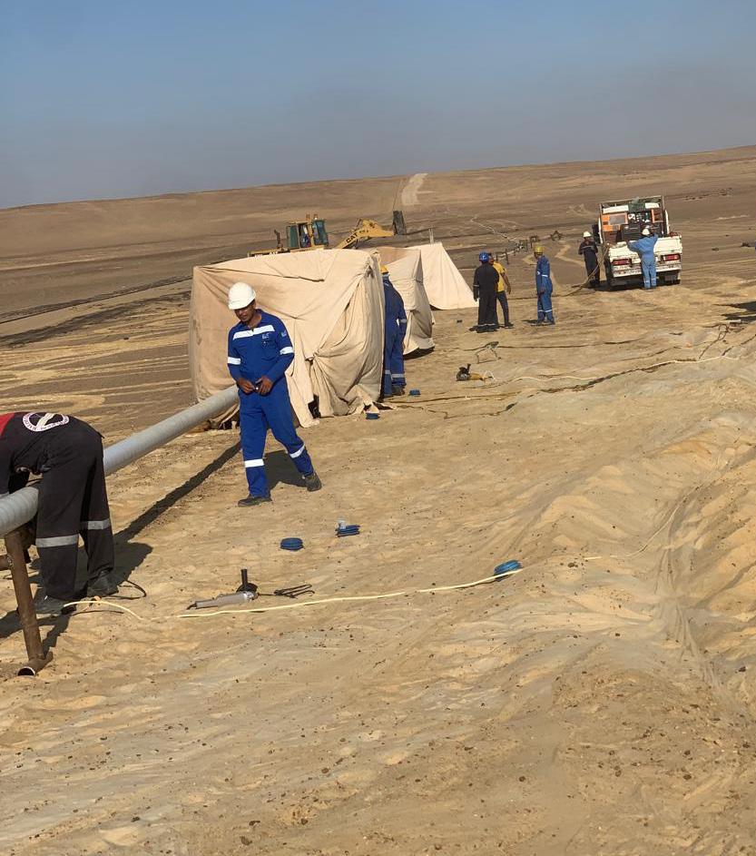 6-inch Schedule 80 line welding over 10 KM